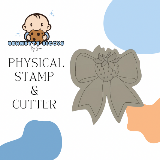 Strawberry Bow Stamp and Cutter