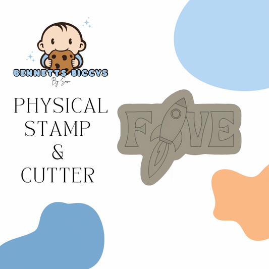 Rocket Five Stamp and Cutter