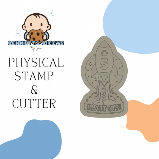 Blast Off Stamp and Cutter