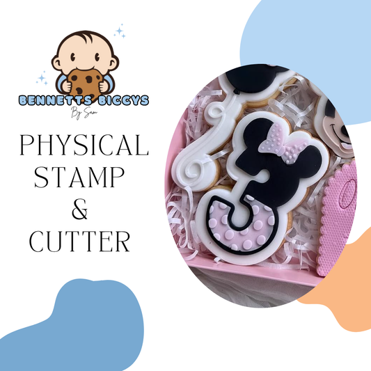 Cute Mouse 3 Stamp & Cutter