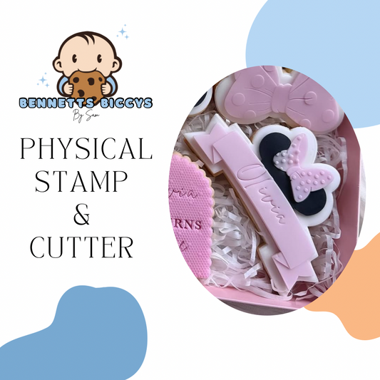 Cute Mouse Balloon Stamp & Cutter