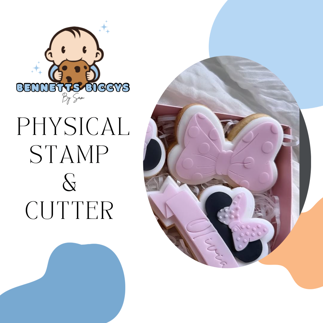 Cute Mouse Bow Stamp & Cutter