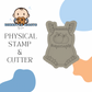 Peach Romper Stamp and Cutter
