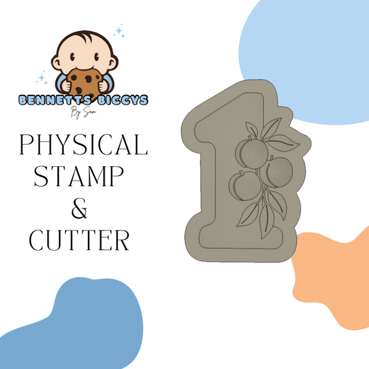Peach 1 Stamp and Cutter