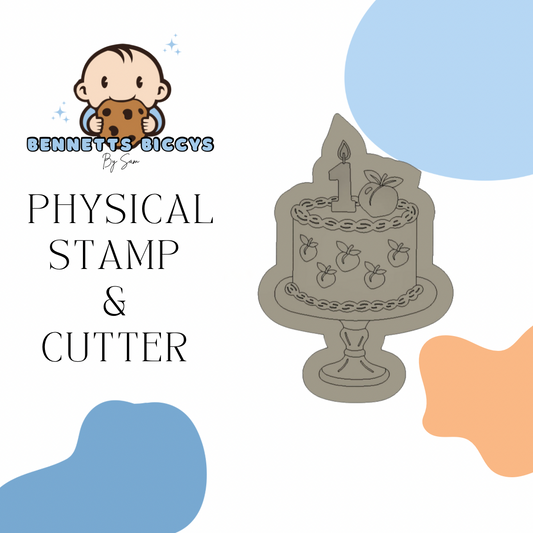 Peach Cake Stamp and Cutter