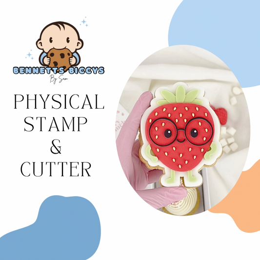 Geeky Strawberry Stamp and Cutter