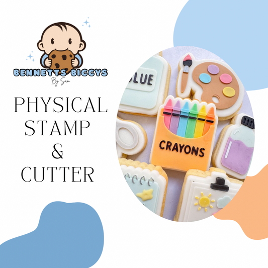 Crayons Stamp and Cutter